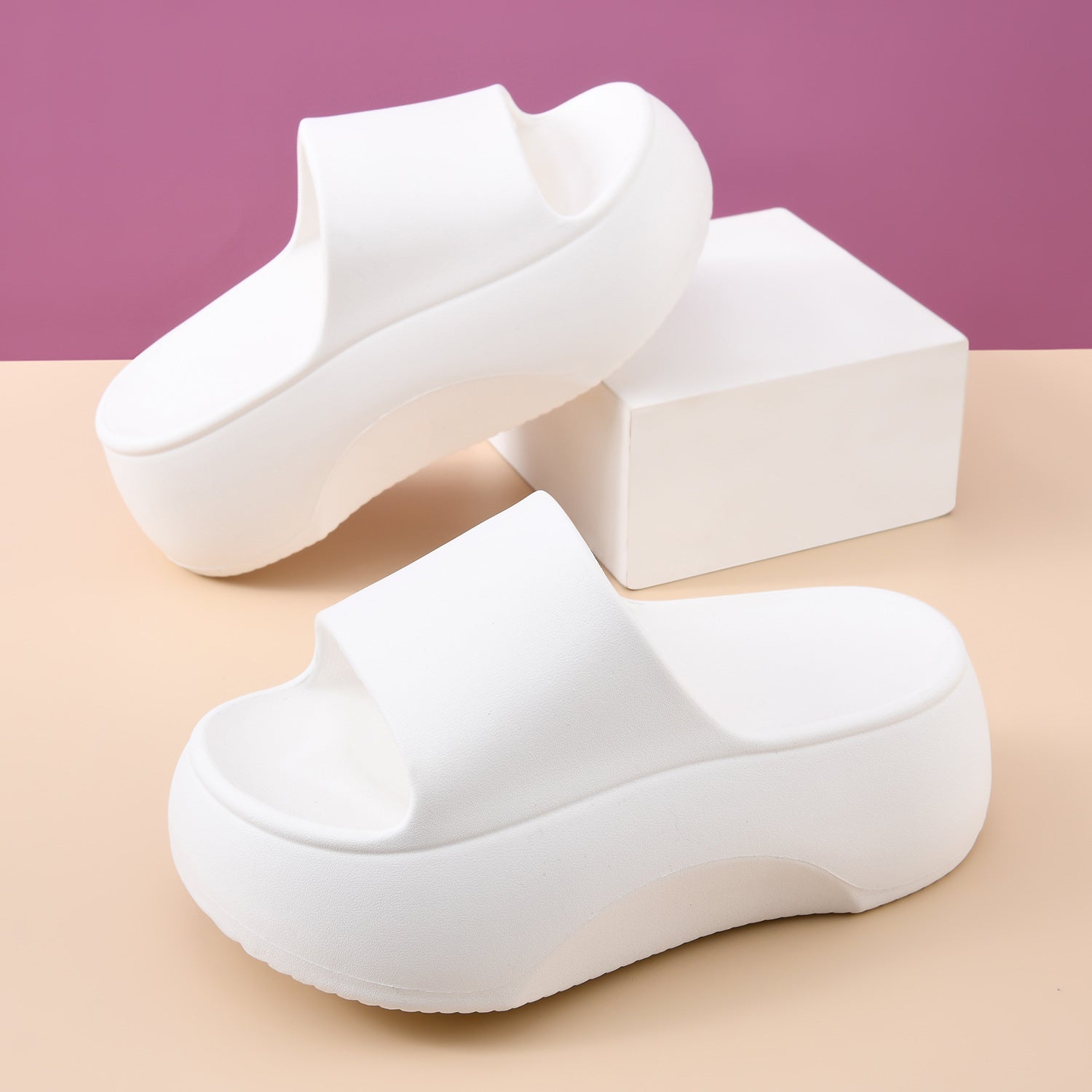 Platform Slip-On Sandalen voor Dames