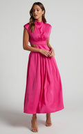 Mouwloze Maxi Jurk met Cut-Out voor Dames