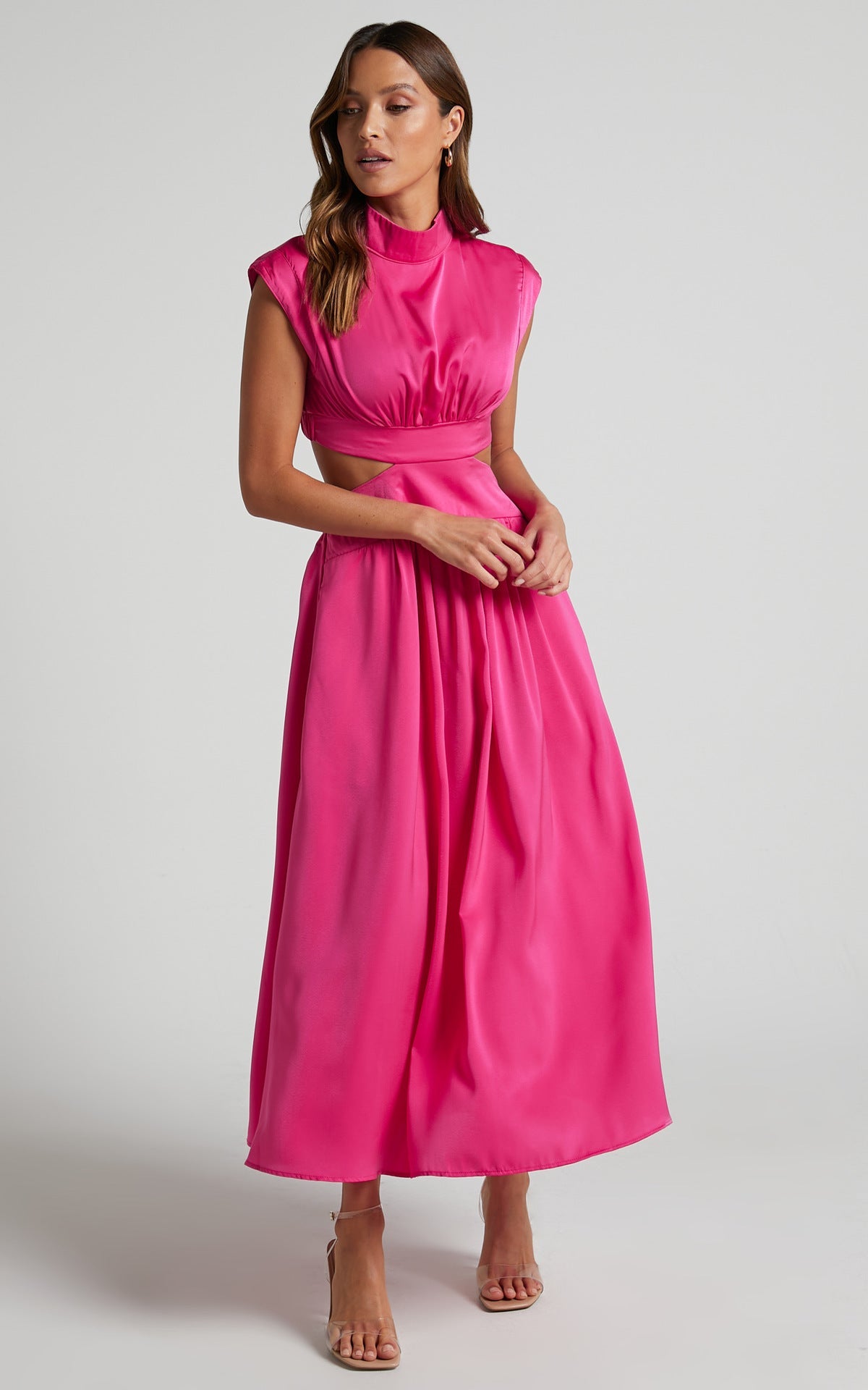 Mouwloze Maxi Jurk met Cut-Out voor Dames
