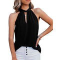 Mouwloze Halternek Blouse met Cut-Out voor Dames
