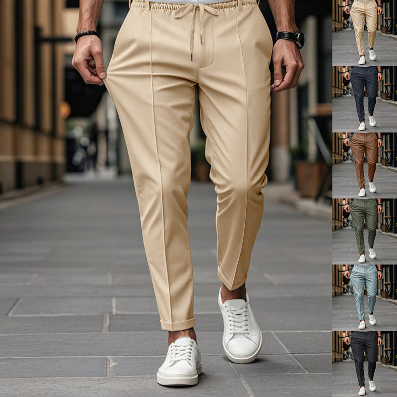 Straight Leg Chino Pantalon voor Heren