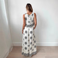 Lila | Boho Mouwloze Maxi Jurk met Embroidery voor Dames