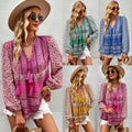 Stella | V-Hals Boho Blouse met Lange Mouwen voor Dames