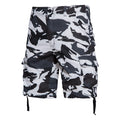 Camo Cargo Korte Broek met Flap-Zakken voor Heren