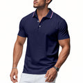 Poloshirt met Contrasterende Kraag voor Heren