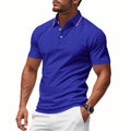 Poloshirt met Contrasterende Kraag voor Heren