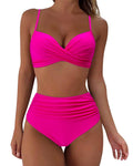 High-Waist Twist Bikiniset voor Dames