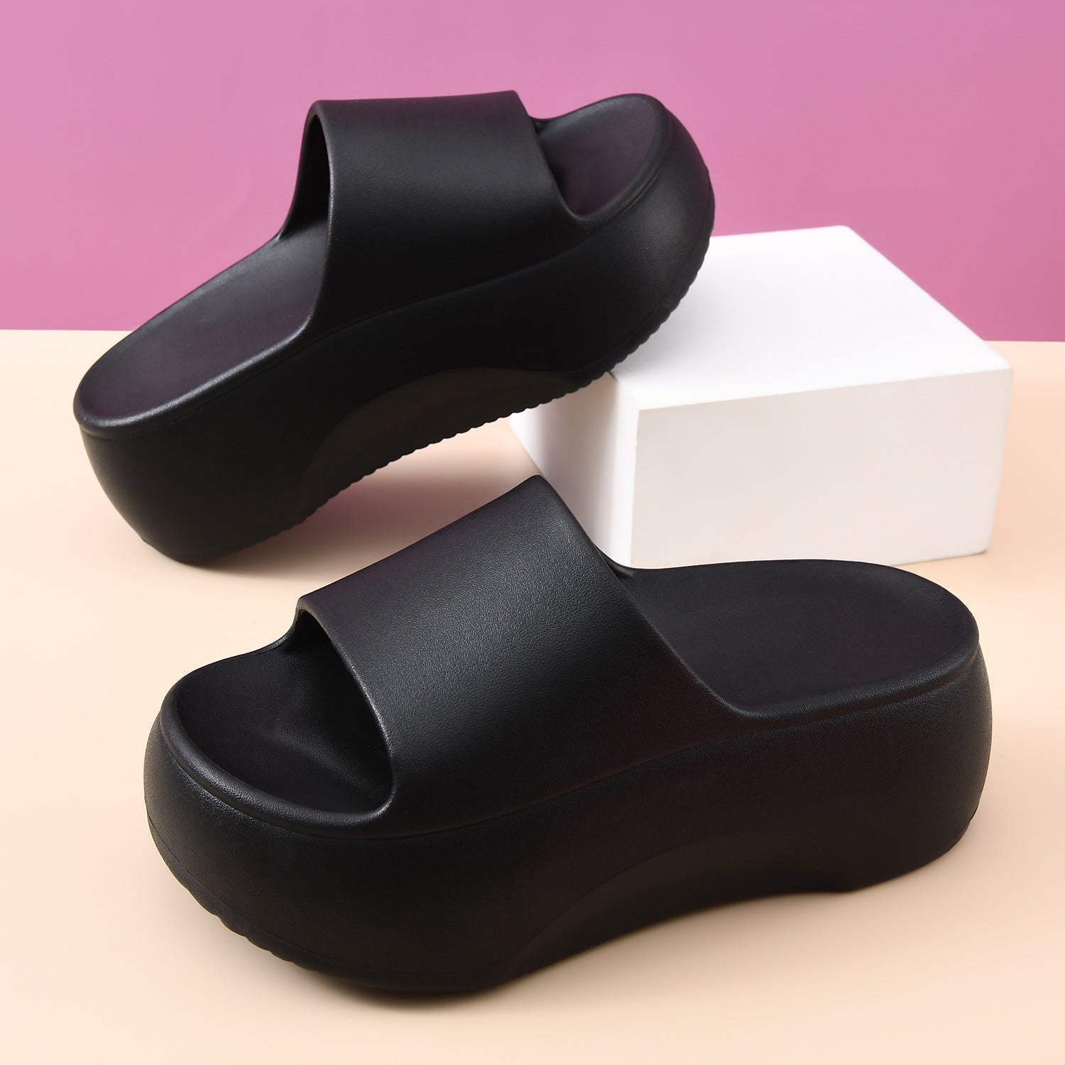 Platform Slip-On Sandalen voor Dames