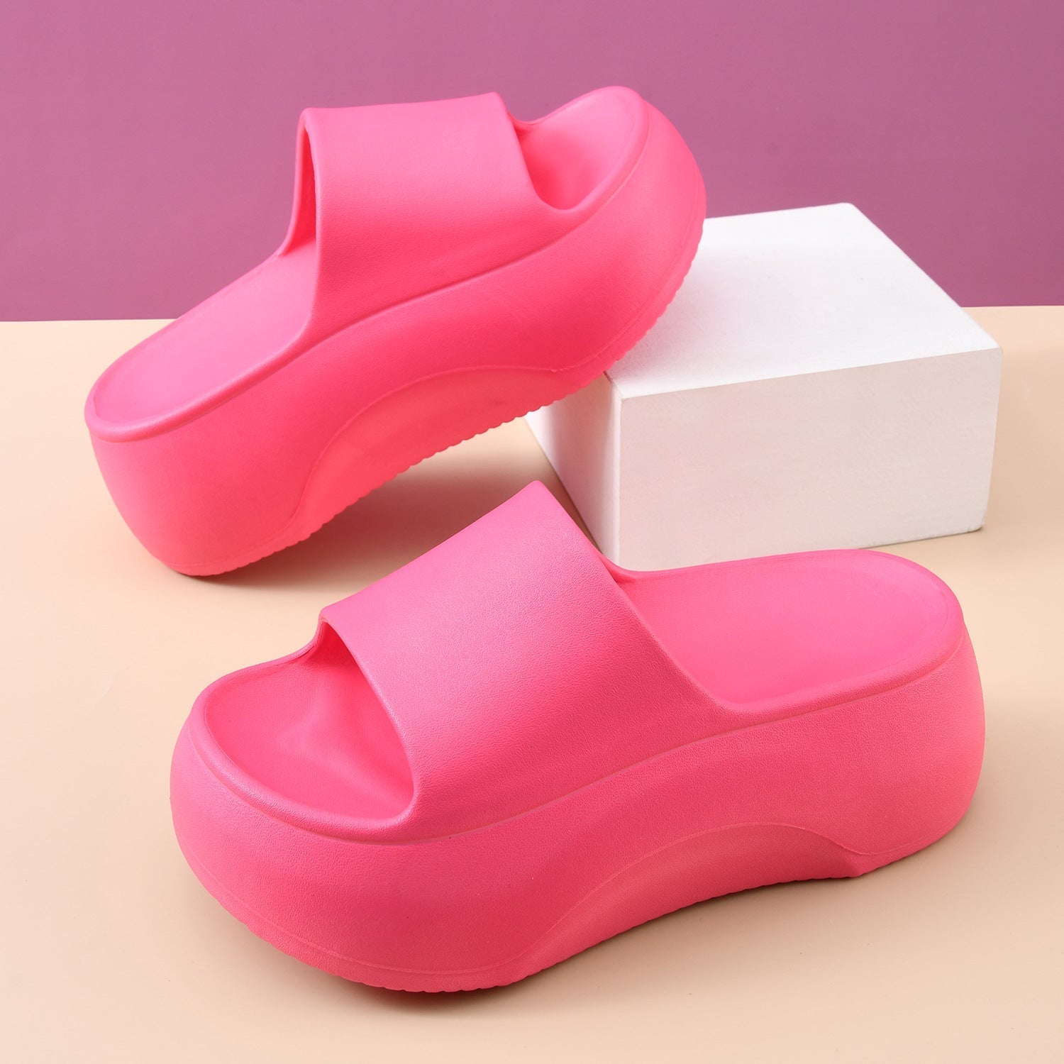 Platform Slip-On Sandalen voor Dames