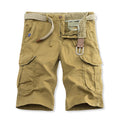 Belted Cargo Korte Broek met Flap-Zakken voor Heren