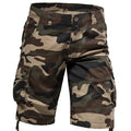 Camo Cargo Korte Broek met Flap-Zakken voor Heren