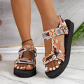 Yvette | Open Teen Sandalen met Verstelbare Bandjes voor Dames