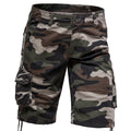 Camo Cargo Korte Broek met Flap-Zakken voor Heren