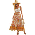 Amelie | Boho Bloemen A-Lijn Maxi Rok voor Dames