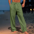 Linnen Relaxed Fit Chino voor Heren