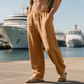 Linnen Straight Leg Pantalon voor Heren