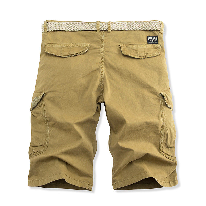 Belted Cargo Korte Broek met Flap-Zakken voor Heren