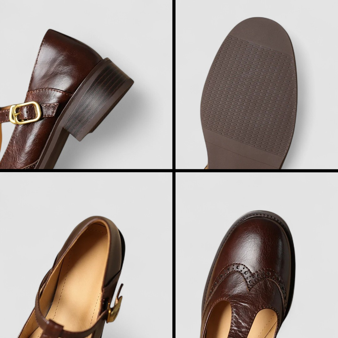 T-Balk Mary Jane Platte Schoenen voor Dames