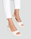 Open Teen Sandalen met Plateauzool voor Dames