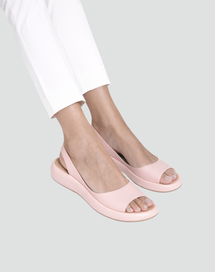 Open Teen Sandalen met Plateauzool voor Dames