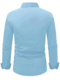 Button-Down Overhemd met Lange Mouwen voor Heren