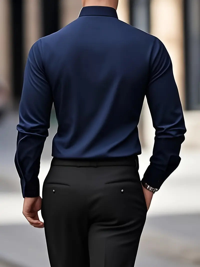 Button-Down Overhemd met Lange Mouwen voor Heren