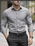 Button-Down Overhemd met Lange Mouwen voor Heren