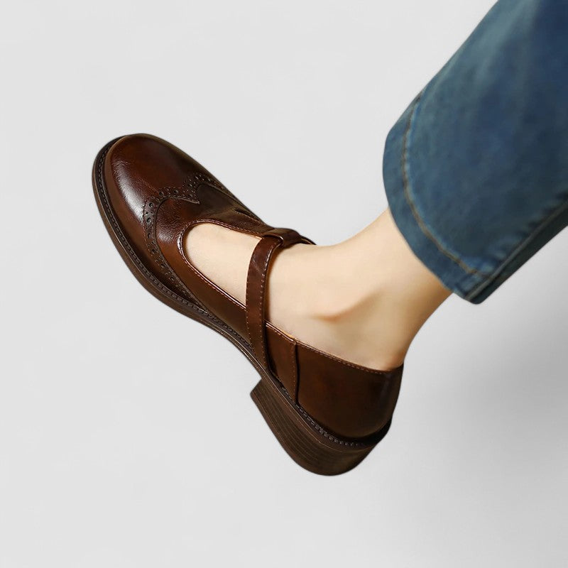 T-Balk Mary Jane Platte Schoenen voor Dames