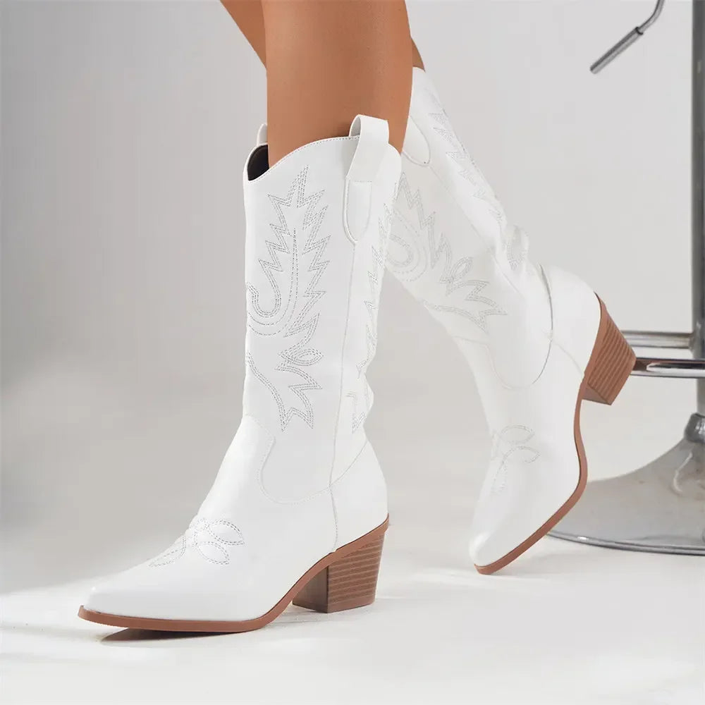 Blokhak Cowboy Laarzen voor Dames