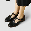 T-Balk Mary Jane Platte Schoenen voor Dames