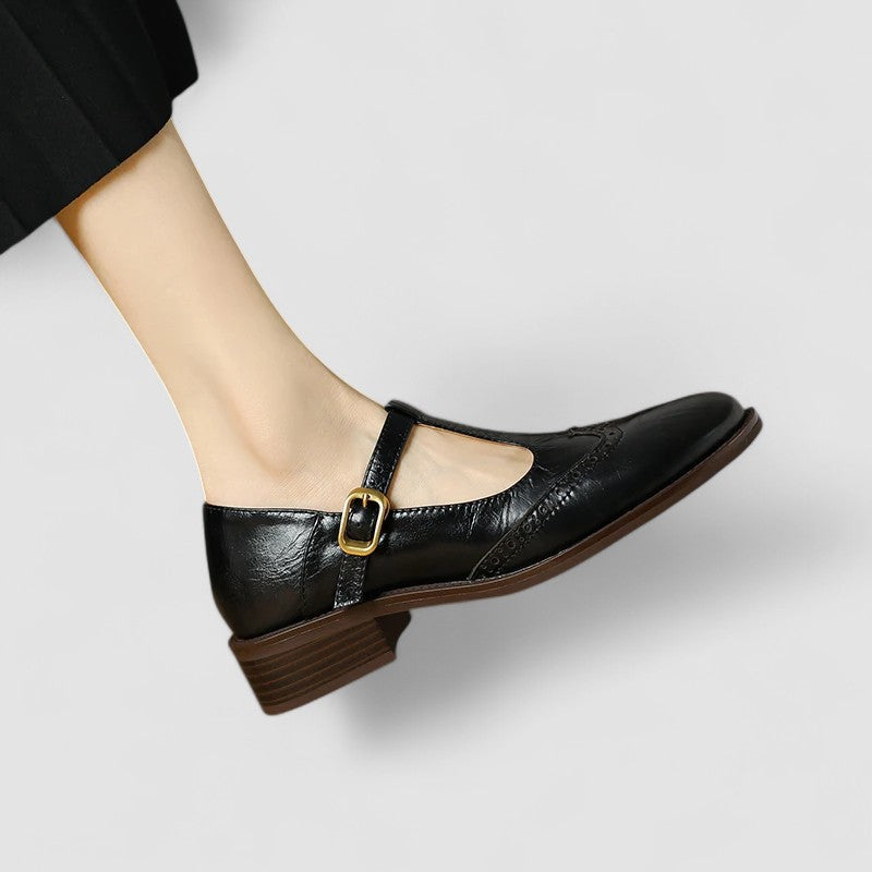 T-Balk Mary Jane Platte Schoenen voor Dames
