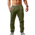 Linnen Rechte Pantalon voor Heren