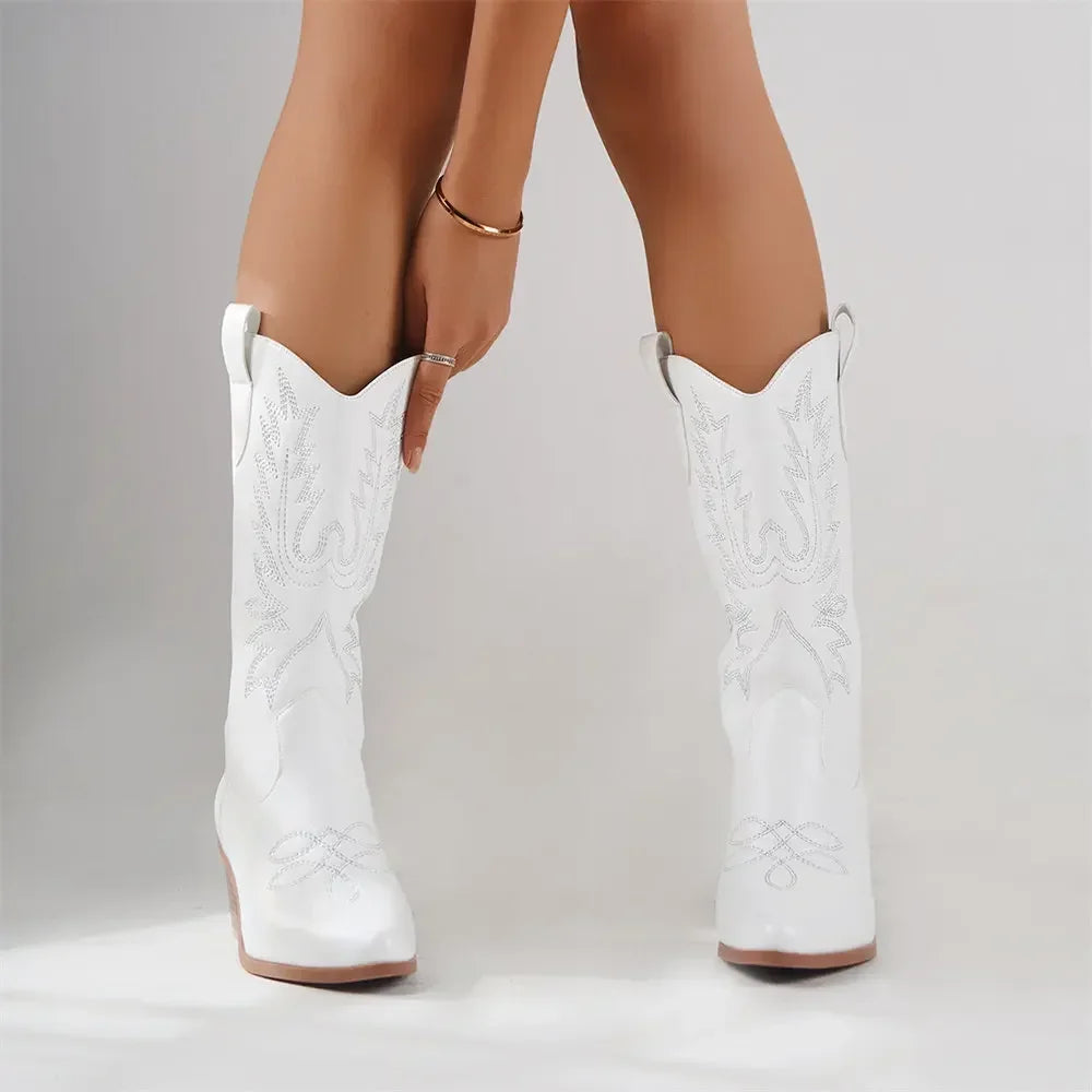 Blokhak Cowboy Laarzen voor Dames