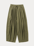 Wijde Pijp Linnen Pantalon voor Heren