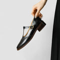 T-Balk Mary Jane Platte Schoenen voor Dames