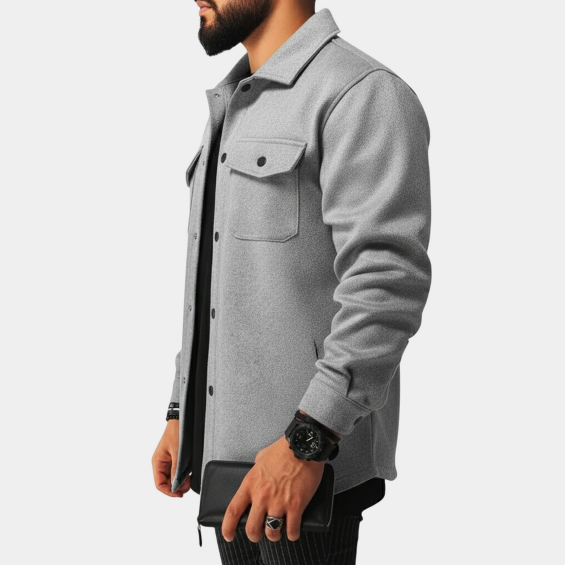 Comfortabel en Luchtig Overshirt voor Heren