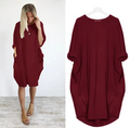 Floor | Oversized Jurk met Steekzakken voor Dames