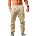 Linnen Rechte Pantalon voor Heren