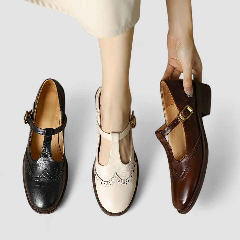 T-Balk Mary Jane Platte Schoenen voor Dames