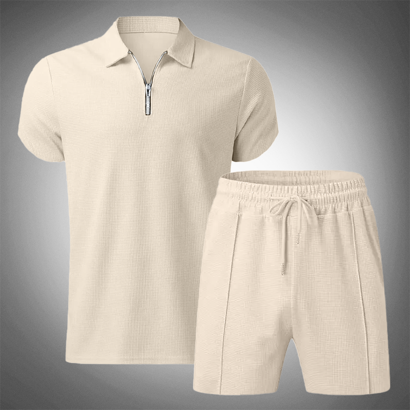 Theo | Korte Mouwen T-Shirt en Shorts Set voor Heren
