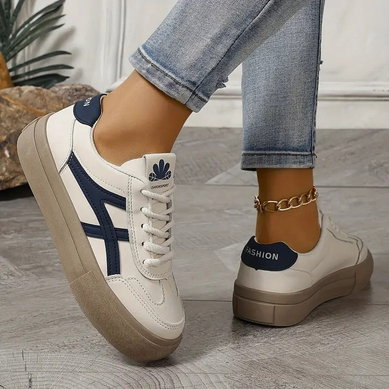 Lace-Up Retro Sneakers voor Dames