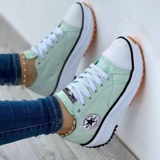 Aviva | Lace-Up Sneakers met Plateauzool voor Dames
