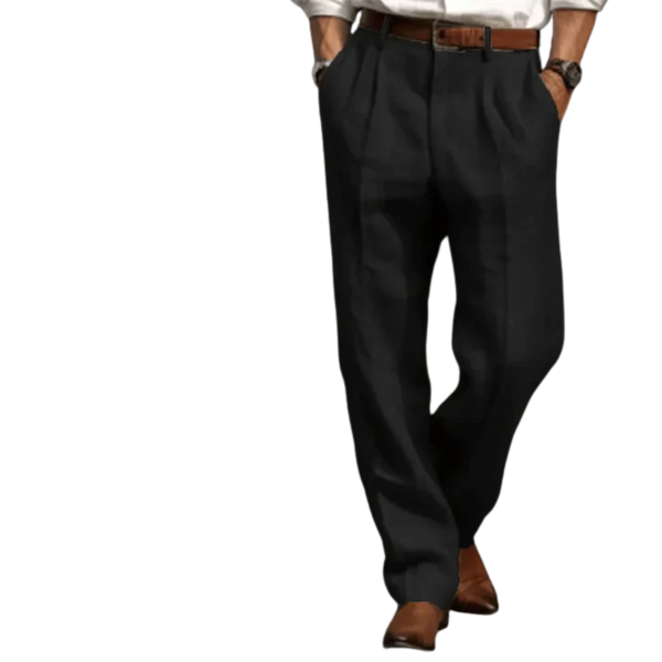 Linnen Rechte Pantalon voor Heren