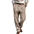 Linnen Rechte Pantalon voor Heren