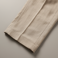 Linnen Rechte Pantalon voor Heren