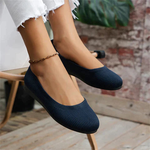 Woven Slip-On Flats voor Dames