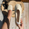 Woven Slip-On Flats voor Dames