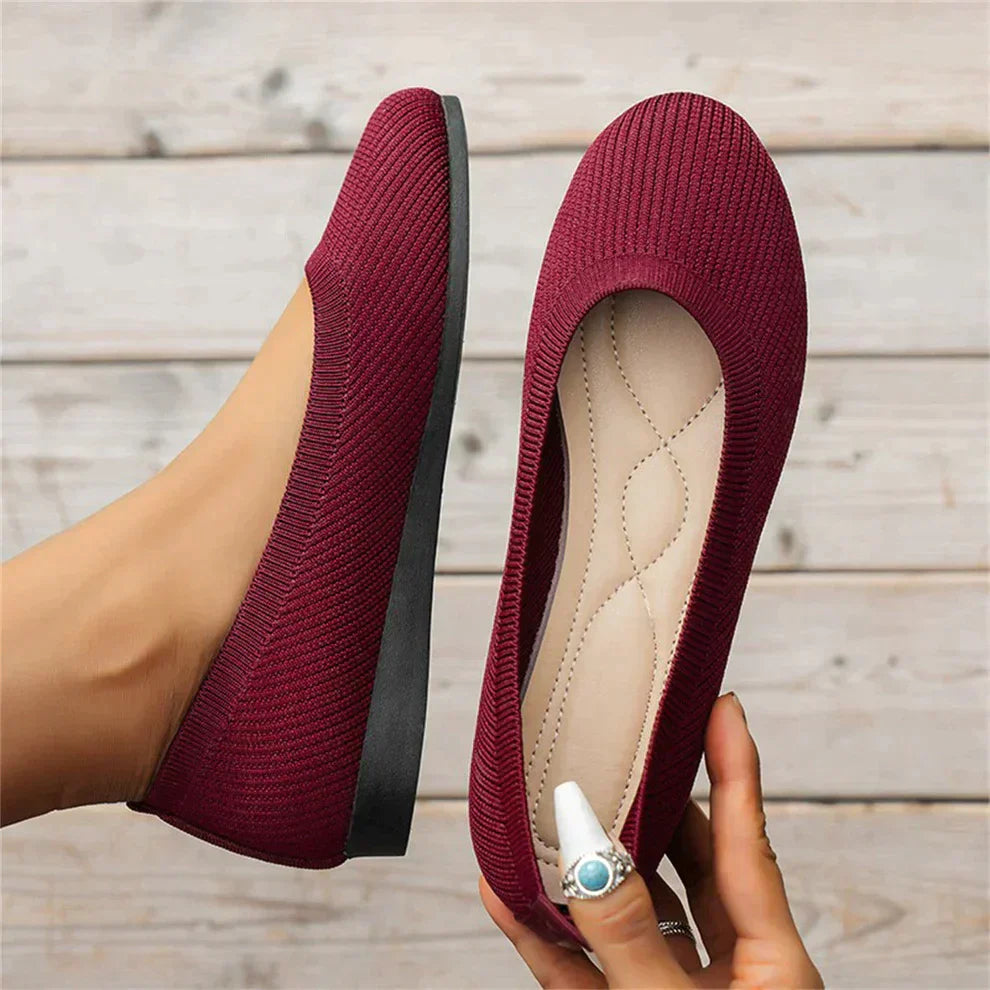 Woven Slip-On Flats voor Dames