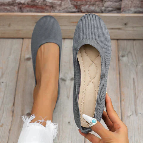 Woven Slip-On Flats voor Dames