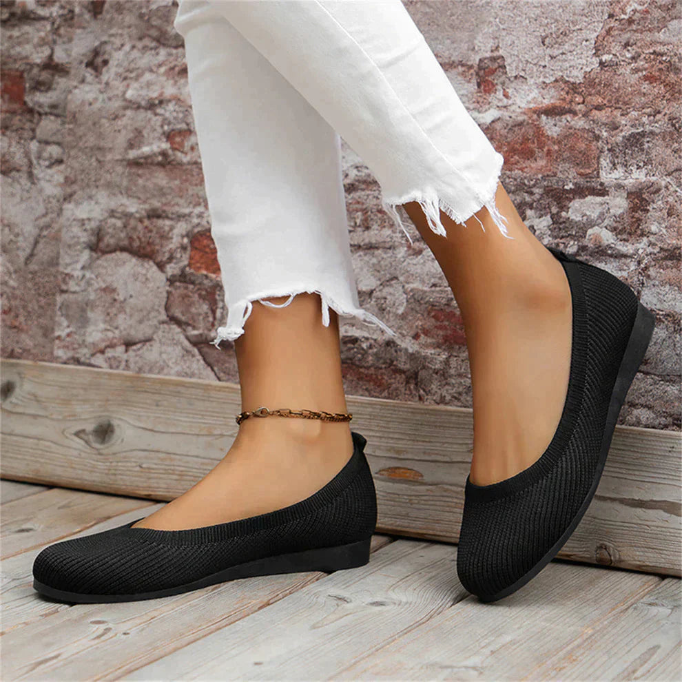 Woven Slip-On Flats voor Dames